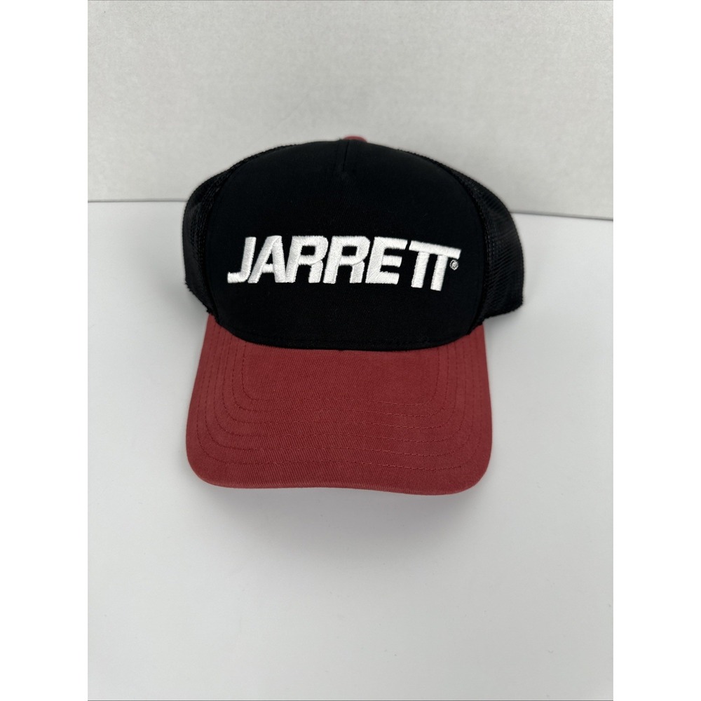 New! Jarrett JR Motorsports #8 Mesh Back Snapback Trucker Hat Black/Red